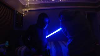 The bountied Jedi! ft. my friend!