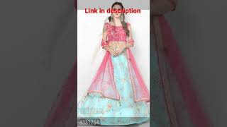 Women's Self Design Semi Stitched Lehenga Choli #shorts #fabric #video