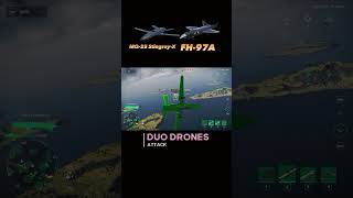 MQ-25 Stingray-X & FH-97A | Duo drones attack | Modern Warships #modernwarships #duo #drone #action