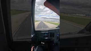 Airbus landing in Moscow cockpit view #aviation #landing