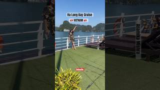 OMG! Ha Long Bay Cruise in VIETNAM 😍 #halongbaycruise #travel #vietnam #shorts Anamika Mishra