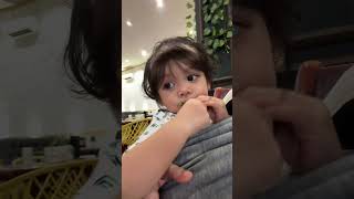 BAYI LUCU PAKE FILTER PONI JADI CAKEP! 😍🤣 #viralvideo #shorts