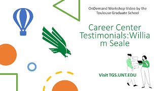 Career Center Testimonials: William Seale