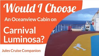 Would you choose this Oceanview Cabin #1289 on Carnival Luminosa @julescruisecompanion