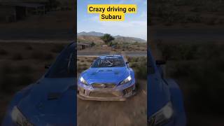 crazy driving on Subaru #xbox #shortvideo #crazy #forza #forzahorizon5 #shorts #short