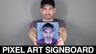 AWESOME Pixel Art Signboard For Car, Home & Wall - Divoom Pixoo-Max Review