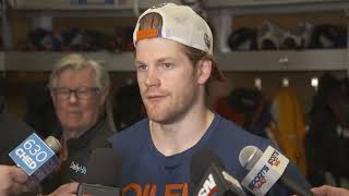 Warren Foegele PostGame Interview | Edmonton Oilers vs Pittsburgh Penguins