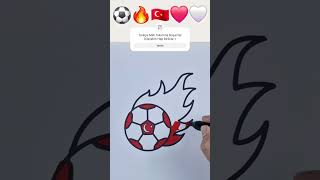 Türkiye Milli Takım Resmi Çizim #türkiye #turkey #turkish #futbol #football #soccer #millitakım #gs