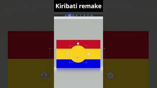 Kiribati Flag Remake #country #flag #kiribati