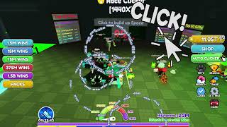 [𝟜𝕂] Roblox RACE CLICKER Gameplay (4)! (2M+ speed!)