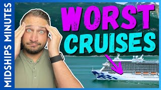 WORST Cruises RANKED ---- Surprise Results #cruise