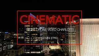 Cinematic Night Drone Video of Uptown Charlotte. Fully Restored 1995 Land Rover  NAS Defender 90.