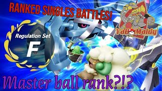 Help me get my team to Master Ball! (Ranked singles battles to Master Ball rank)