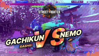 SF6 → Gachikun (Rashid) vs Nemo (JP) - Street Fighter 6