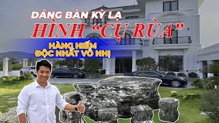 Bộ Bàn Đá Tự Nhiên "Kỳ Lạ" mang hình "Cụ Rùa" | Quyết Đá Quý.