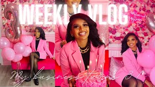 Life of an esthetician : Weekly vlog| Business anniversary photoshoot|