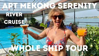 APT MEKONG SERENITY NEW LUXURY RIVER CRUISE SHIP - WHOLE SHIP & CRUISE TOUR, VIETNAM TO CAMBODIA