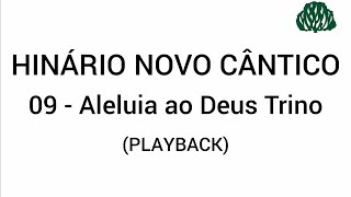 Hinário Novo Cântico: 09 - Aleluia ao Deus Trino (PlayBack)