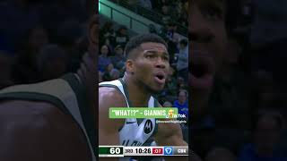 GIANNIS CALLS OUT REF 😡 #nba #shorts