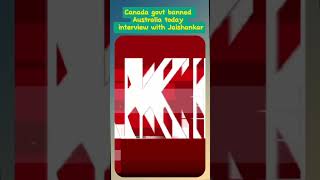 Canada govt banned our interview with Jaishankar #canada #justintrudeau  #sjaishankar