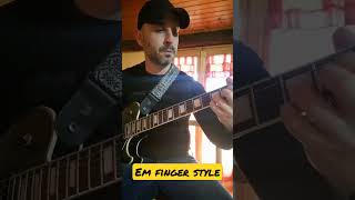 E minor Improvvisation finger style #claudioscorcelletti #shorts #guitarist