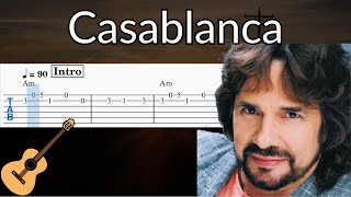 Casablanca - Guitar Solo Tab Easy