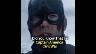 Did You Know That In Captain America  Civil War