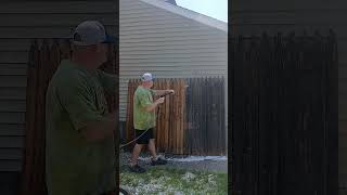 Oddly satisfying pressure washing #satisfyingpressurewashing #pressureclean #diy