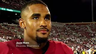 Marty Smith tracked piece on Jalen Hurts first game as a Sooner