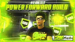 How to create the MOST OVERPOWER POWER FORWARD BUILD IN NBA 2K20! Best build 2k20!!!