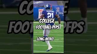 College football pfps