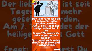 Petrus und Gott  #viral #shorts #witze #funny