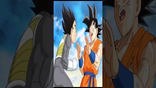 Vegeta and Goku start fighting for food😆😆funny moments #anime #goku #vegeta #viral #trending #dbs