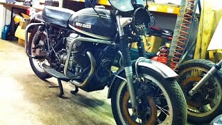 Time to get the unrestored 1976 Moto Guzzi T3 California running again