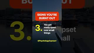 5 Signs You’re Burnt Out, Not Tired 🥱 #shorts #sad #depression