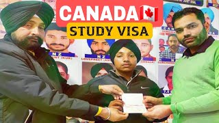 CANADA STUDY VISA:This Time a Student From Pilibhit( U.P )Apply through WAVE OVERSEAS and get VISA