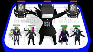 Merge Skibidi Monster War (Merge Monster) Speakerman, TV Woman Vs Skibidi Toilet Gameplay