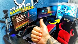 🚀 Meu Setup gamer 2024 de R$ 10.000 que RODA TUDO…Tour pelo meu setup gamer