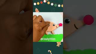 DIY Clay Hedgehog Stickers#shorts#viral#art#diy