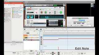 Reason 9.5 #2 | Create Synth Pad Pattern with VST Plugin Synth