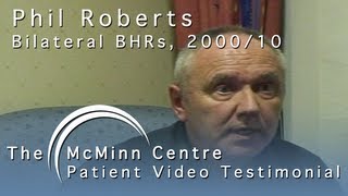 Hip Resurfacing Footballer Phil Roberts after 10 years with a Birmingham Hip Resurfacing (BHR)