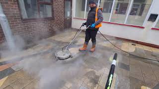 Street Cleaning & Gum Removal Congleton Town Centre