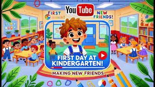 First Day of Kindergarten|Funny Cartoon|Toddler Fun|Kindergarten Joy|2024|Early Start|Kids Learning|