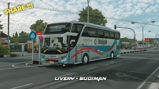 ❗SHARE DAN REVIEW LIVERY BUDIMAN JAKARTA - WONOGIRI SADEWA SHD || BUS SIMULATOR INDONESIA