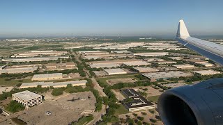 American Eagle Embraer E175 Descent and Landing at Dallas