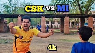 Day 2- Cricket Vlog with Kids | MI vs CSK | #bikaner #cricket #rizwanali #cricketlover #4k