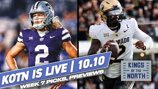 Colorado-Kansas State, USC-Penn State, West Virginia-Iowa State and Week 7 Picks and Previews