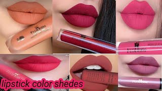 Matte color lipstick // LAKME lip color deep wine( matte)