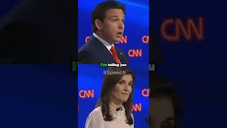 Ron DeSantis: Nikki Haley also opposed the border wall