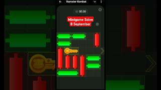 Minigame Solve Key 8 September Hamster Kombat, how to solve minigame puzzle Key Hamster Kombat